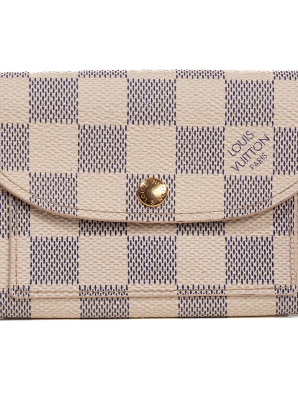 Authentic Louis Vuitton Damier Azur Solo Wallet